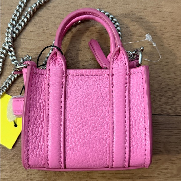 Marc Jacobs The Nano Tote Crossbody Bag In Bow Pink NWT Sold Out Viral Mini Luxe - Picture 12 of 16